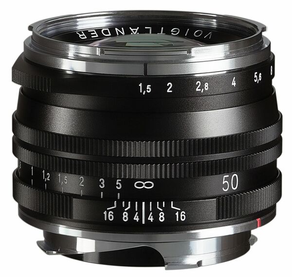 Voigtländer Nokton 50mm f/1,5 VM II M.C.asphärisch  Leica M schwarz