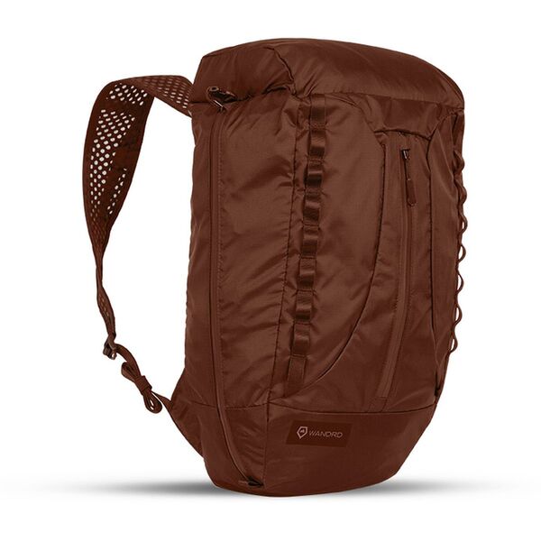 Wandrd Faltrucksack VEER 18 L mit aufblasbarem Rückenpolster  Rust