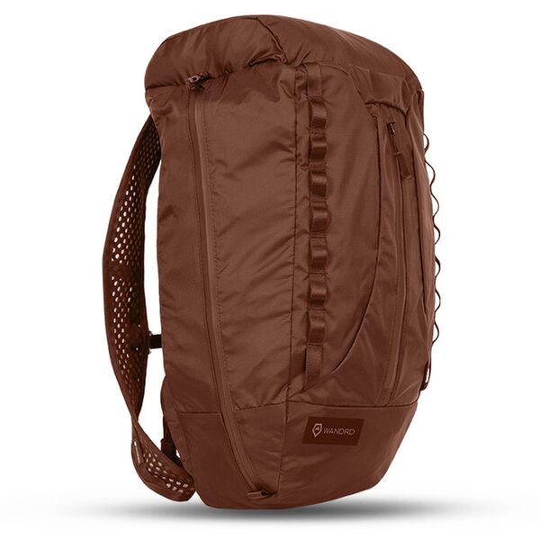 Wandrd Faltrucksack VEER 18 L mit aufblasbarem Rückenpolster  Rust