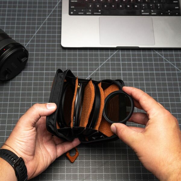 Wandrd Lens Filter Case  Sedona Orange