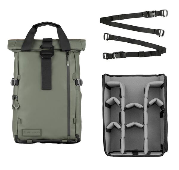 Wandrd PRVKE V4 31L  Pro Photography Bundle  Wasatch Green