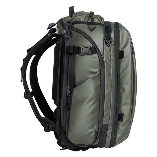 Wandrd Transit Travel Backpack Essential+ Bundel  Wasatch Green 45L