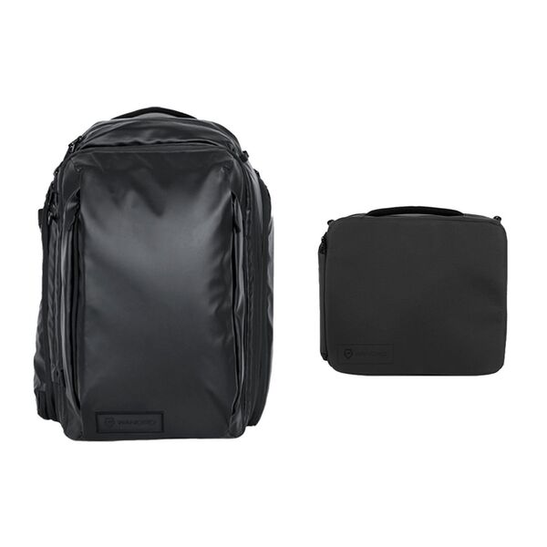 Wandrd Transit Travel Backpack Essential+ Bundle  schwarz 45L