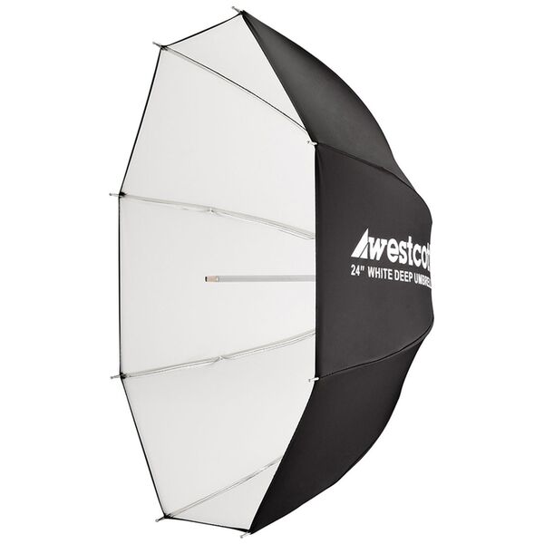 Westcott Deep Umbrella White Bounce  60cm