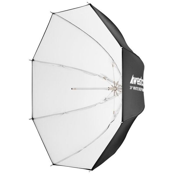 Westcott Deep Umbrella White Bounce  60cm
