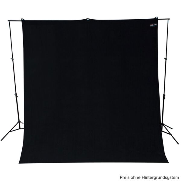 Westcott Hintergrundstoff  Schwarz 270 x 300 cm 