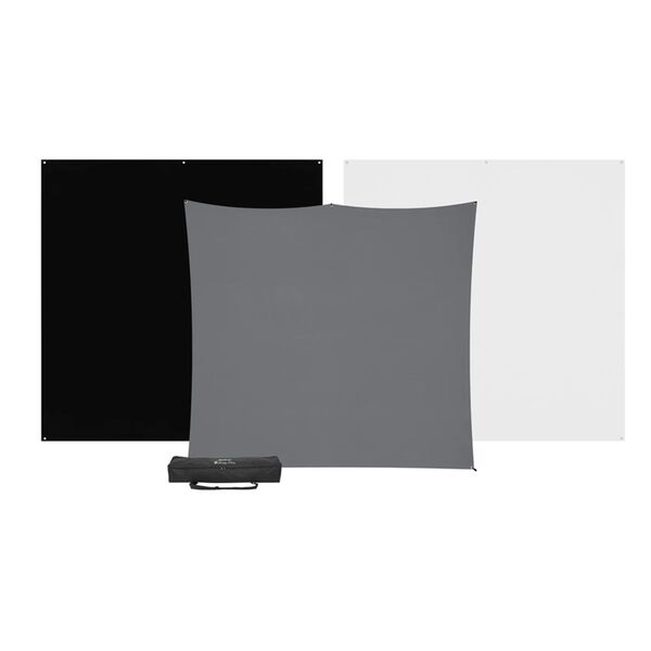 Westcott X Drop Pro 3 Pack Backdrop Kit (8x8) 