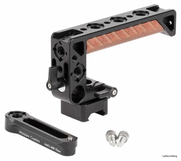 Wooden Camera NATO Handle Plus V2 Kit (70mm Rail, 1.67 Zoll Screw Channel) 