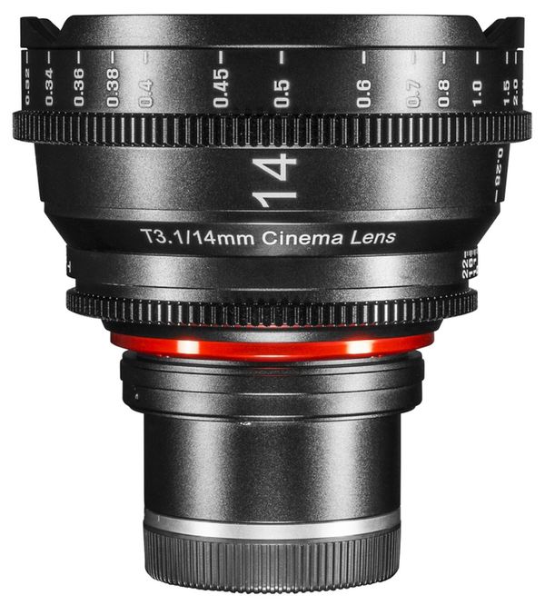 XEEN Cinema 14mm T/3,1 Vollformat  Sony FE-Mount