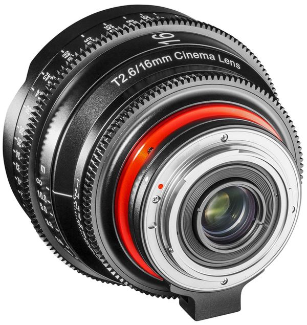 XEEN Cinema 16mm T/2,6  Micro Four Thirds