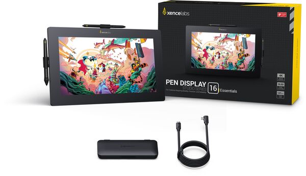 Xencelabs Pen Display 16 Studio Series inkl.Tischaufsteller + Zubehör 