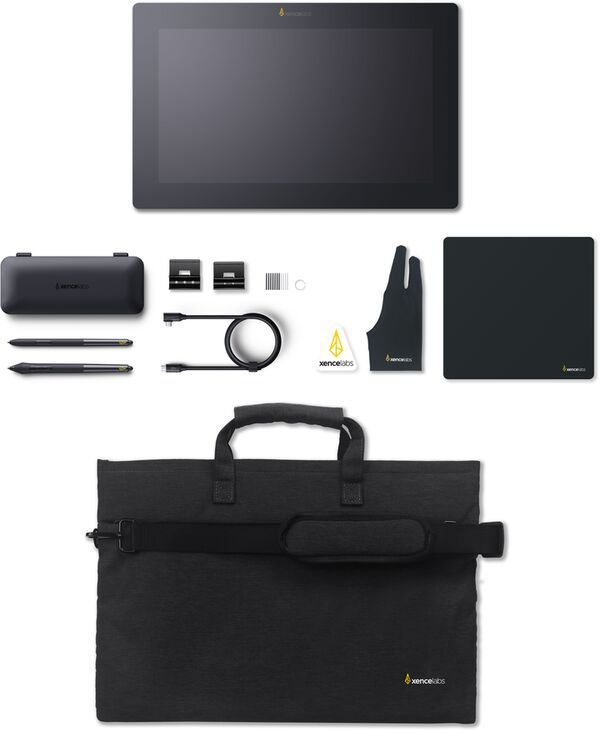 Xencelabs Pen Display 16 Studio Series inkl.Tischaufsteller + Zubehör 