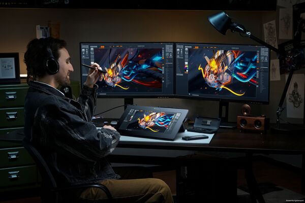 Xencelabs Pen Display 16 Studio Series inkl.Tischaufsteller + Zubehör 