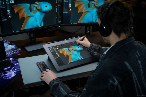 Xencelabs Pen Display 16 Studio Series inkl.Tischaufsteller + Zubehör 