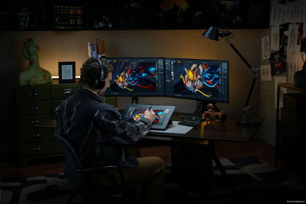 Xencelabs Pen Display 16 Studio Series inkl.Tischaufsteller + Zubehör 