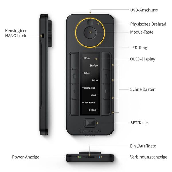 Xencelabs Quick Keys Fernbedienung 