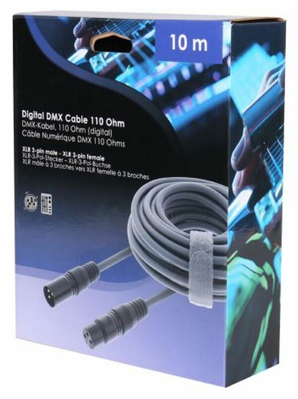 NEDIS XLR-3-Pol-Stecker auf XLR-3-Pol-Buchse 10m 