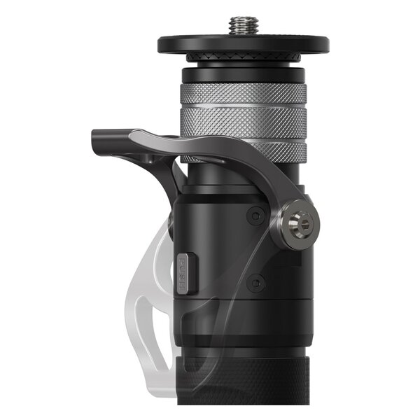 YC Onion PINETA Carbon Fiber Monopod with Carbon Fiber extension tube,fluid head 