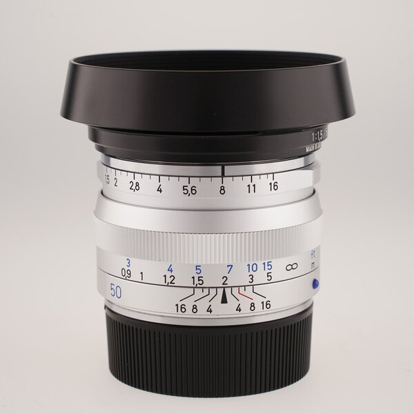Zeiss C Sonnar T* 50mm f/1,5 ZM - silber - Second Hand -  Leica M