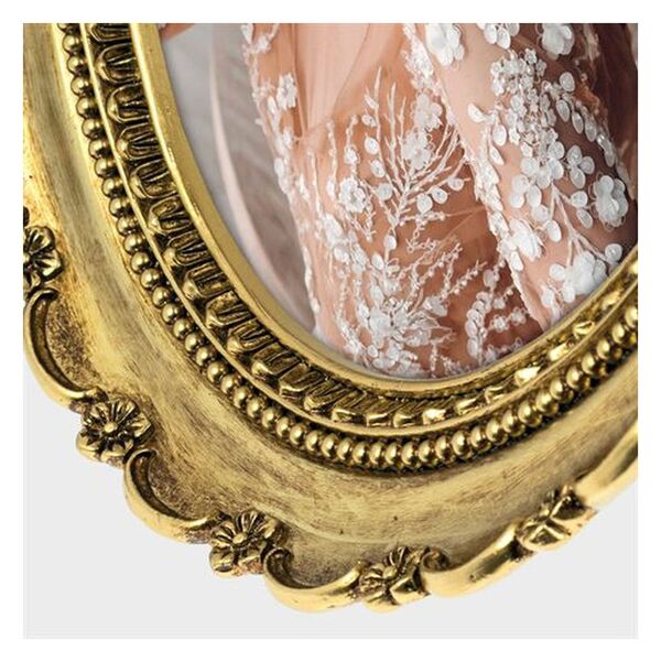 ZEP Beziers ovaler Rahmen aus Harz zum Hängen und Stellen  15x20 cm gold