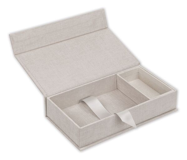 ZEP Box USB Lodi D für 10x15 Fotos und USB-Stick  creme