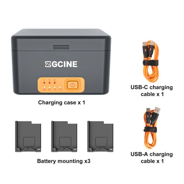 ZGCINE GoPro Ladegerät 3X 901 Battery (PS-G10-K3) 