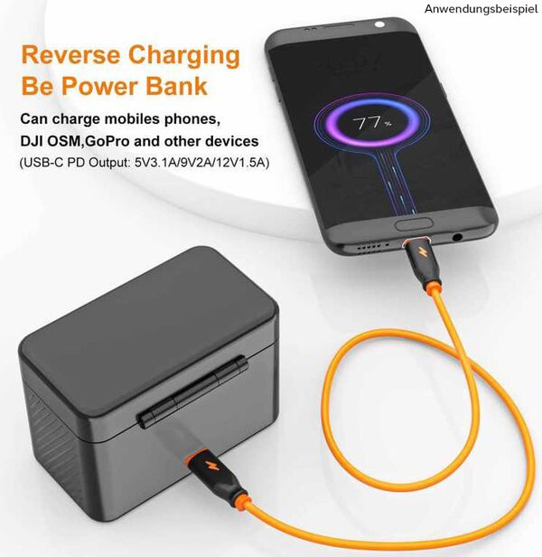 ZGCINE Sony BX1 Ladegerät w/ 2X BX1 Battery (PS-BX1-K2) 