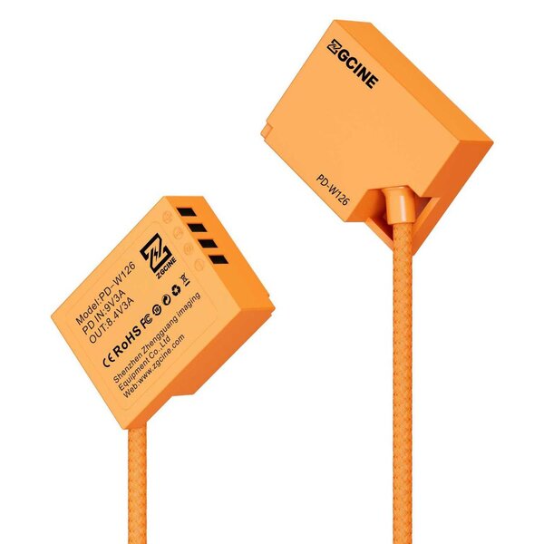 ZGCINE USB-C Dummy-Akkukabel  Fuji PD-W126