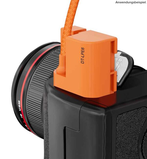 ZGCINE USB-C To LPE6 Dummy Battery Cable (PD-LPE6) 