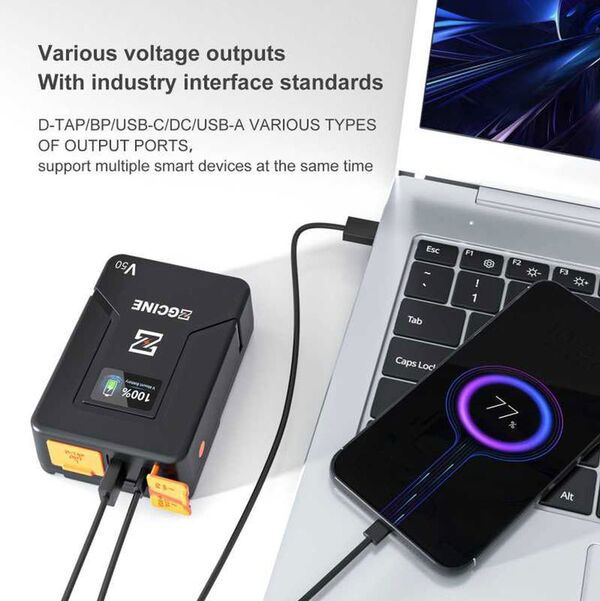 ZGCINE V-Mount Battery V-Serie  50WH  ZG-V50