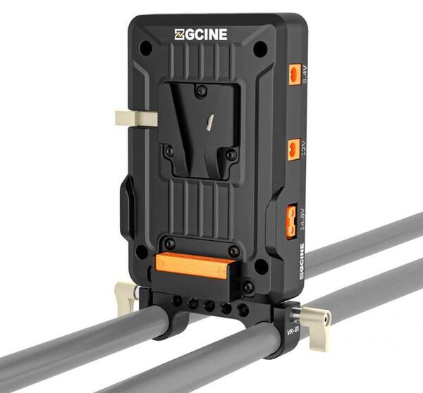 ZGCINE V-Mount Plate On 15mm Rod Mount (VM-VP1-K1) 