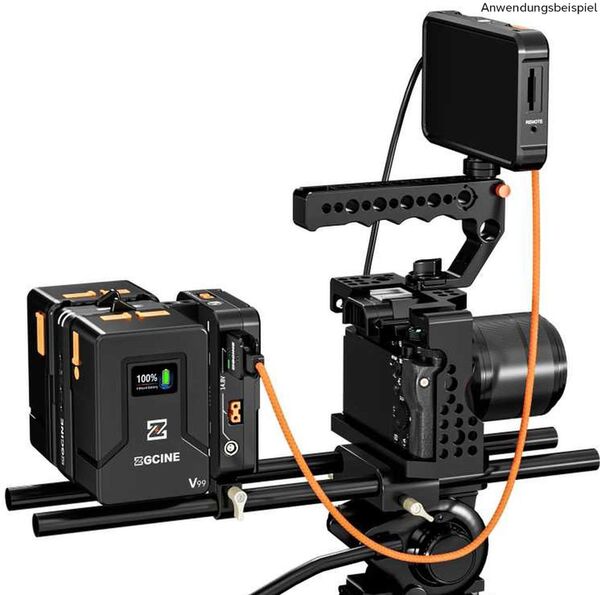 ZGCINE V-Mount Plate Sharkfin w/ Hot Switching (VM-HS2) 