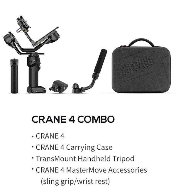 Zhiyun Crane 4  Combo