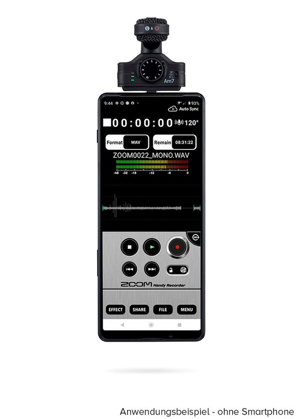 Zoom Am7 MS Stereo Mikrofon mit USB-C Stecker 