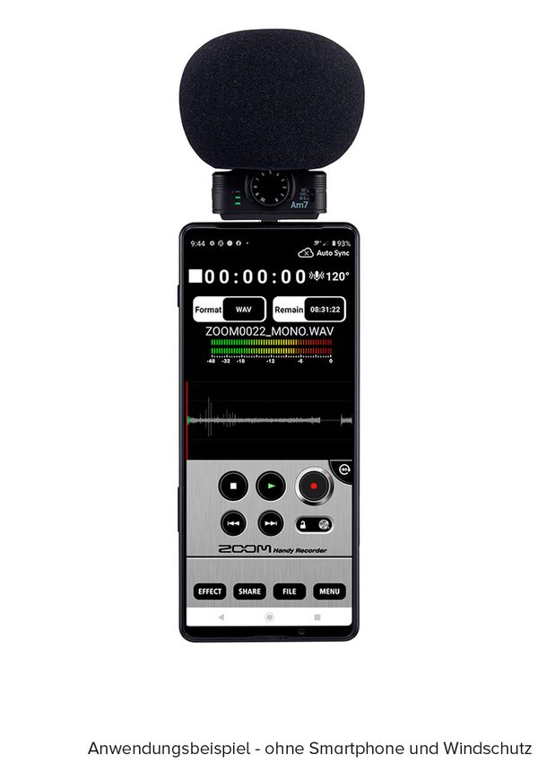 Zoom Am7 MS Stereo Mikrofon mit USB-C Stecker 