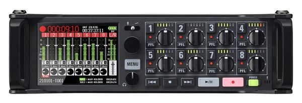 Zoom F8n-Pro MultiTrack Field Recorder für Tonaufnahmen 