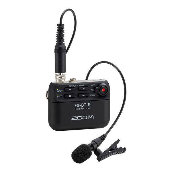 Zoom Field Recorder F2  Bluetooth und Lavalier Mic