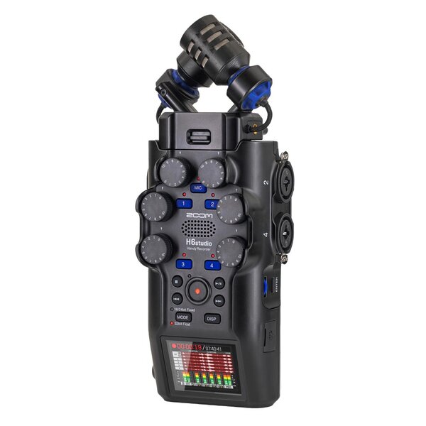 Zoom H6studio Audio Recorder, portabel 