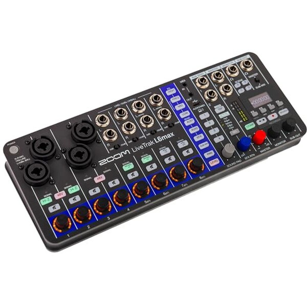 Zoom LiveTrak L-6max, schwarz digitales Mischpult 