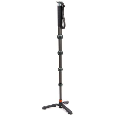 3 Legged Thing Legends Alana Einbeinstativ mit Docz-Fußstabilisator  grau