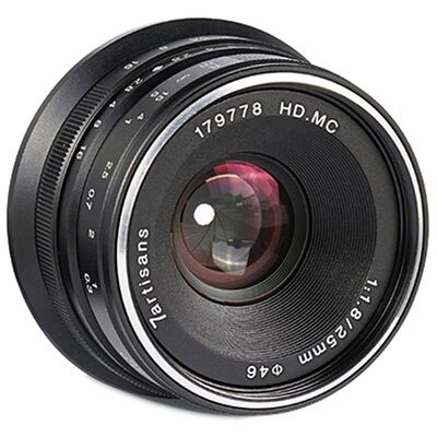 7Artisans 25mm f/1,8  Nikon Z DX