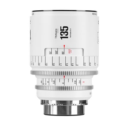 7Artisans Infinte 135mm T2.4  Arri PL weiß