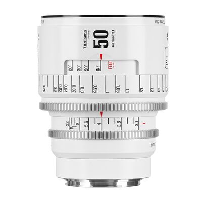 7Artisans Infinte 50mm T2.1  Canon EF weiß