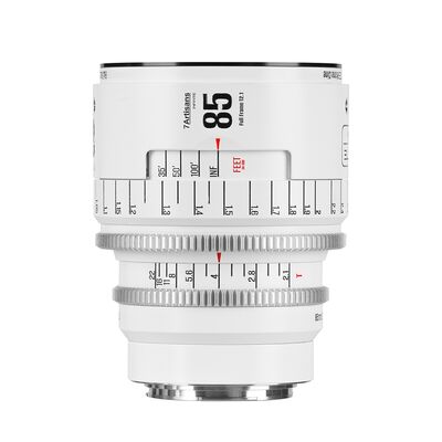 7Artisans Infinte 85mm T2.1  Canon EF weiß