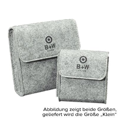 B+W FILTERETUI FILZ 3x  E 37-52