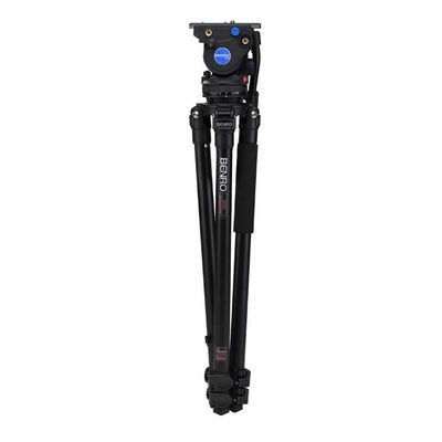 Benro Series 3 Alum Single Tube Video Tripod with BV4H head - A373FBV4H 