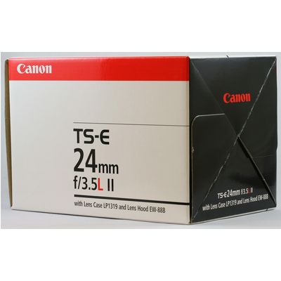 Canon EF 24mm f/3,5 TS-E L II  Canon EF
