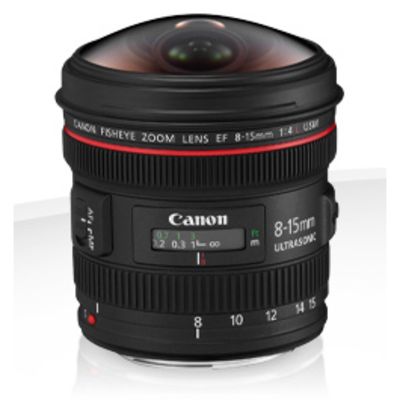 Canon EF 8-15mm f/4,0 Fisheye  L USM  Canon EF