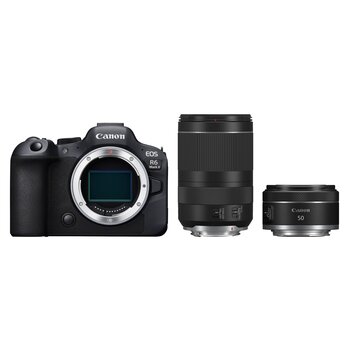 Canon EOS R6 Mark II + RF 24-240mm f/4,0-6,3 IS USM + RF 50mm f/1,8 STM 
