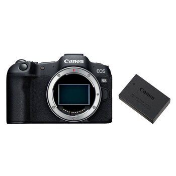 Canon EOS R8 Gehäuse + LP-E17 Akku 